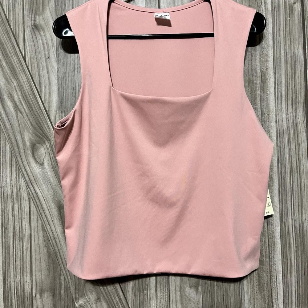 No Boundaries Blush Pink Tank Top